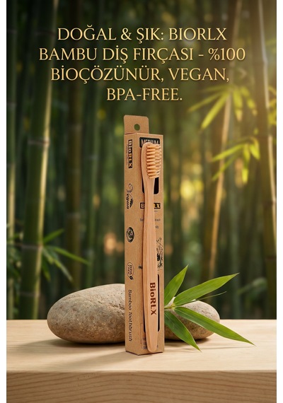 Bambu Diş Fırçası Medium Çevre Dostu Bpa Free - Bamboo Toothbrush