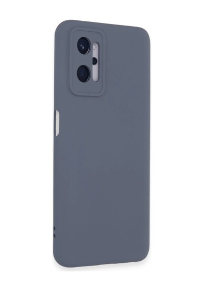 Realme 9i 4g Kılıf Nano İçi Kadife Silikon - Gri 0.2M-Çok Renkli