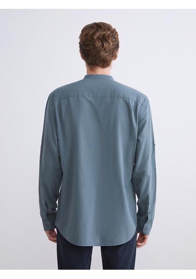 Lcwaıkıkı Classic Yeşil Regular Fit Uzun Kollu Poplin Erkek Gömlek