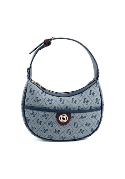 Silver Polo Sp1194 Kadın Omuz Çantası Monogram Gri-laci-bordo