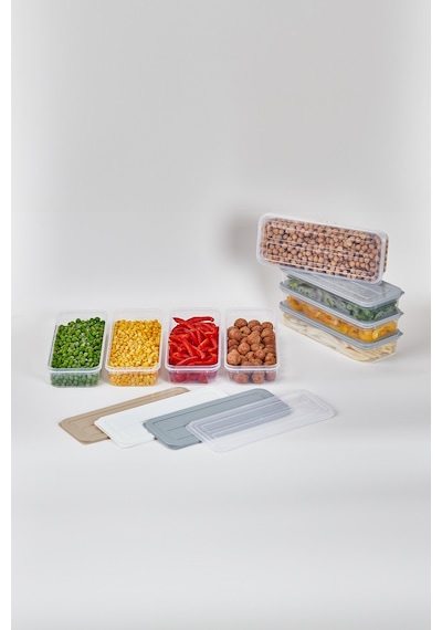DeepFreezer Organizer Saklama Kabı Küçük(1,18LT)(6 Adet)