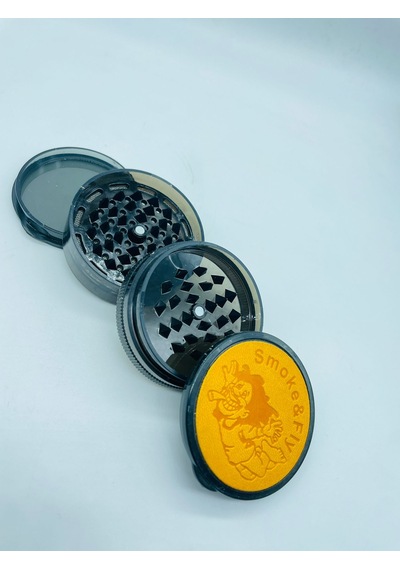 Tobaccoturk724 Bobmarley Plastik 4 Parça TütünÖğütücü Parçalayıcı Grinder 60 MM