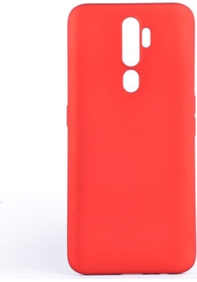 Oppo A9 2020 Kılıf Esnek Yapılı İnce Slim Silikon Kapak Ryc/premier Kirmizi