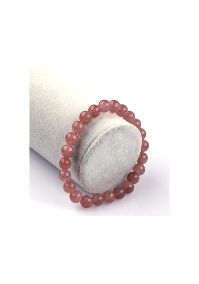 Çilek Kuvars Bileklik 8 Mm