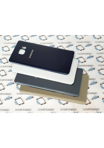 Samsung Uyumlu Galaxy Note 5 Arka Pil Batarya Kapağı (Cam) - (275892855)