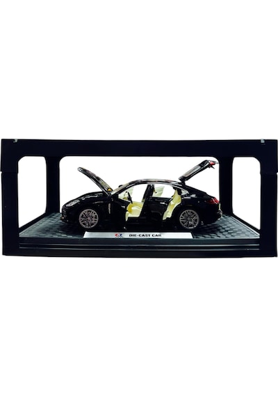 1:24 Metal Model Koleksiyon Araba Porsche Siyah 21 Cm Cz127b