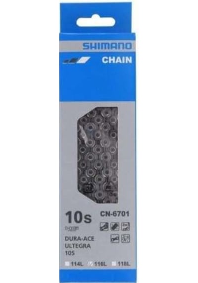 Shimano Zincir Dura-Ace/ultegra/105 Cn-6701 10v116 Bakla Siyah