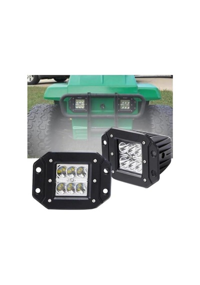 Off Road Projektör Gömme 10-30v 18w 6 Led (çakarlı)