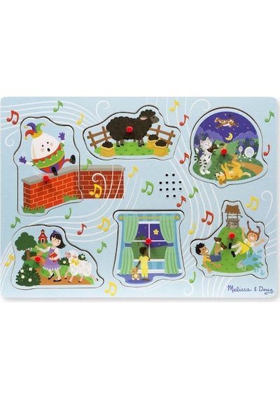 Melissa And Doug Ahşap Sesli Yapboz Ingilizce Çocuk Şarkıları 2