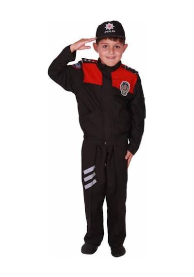 Erkek Çocuk Polis Yunus Kostümü