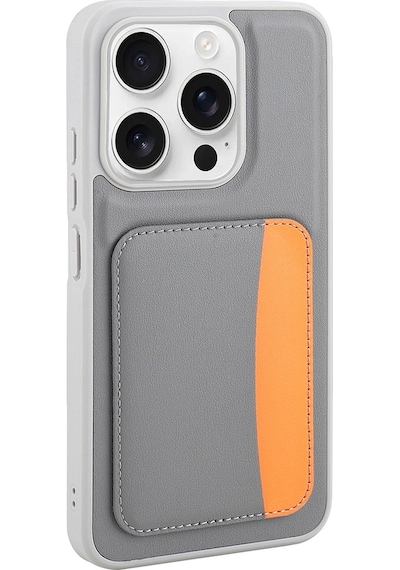 Xiaomi Redmi 15c Kılıf Kartlıklı Zore X-kart Silikon Kapak Koyu Gri