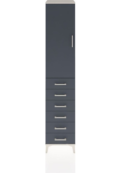 Hyperion Dolap 3 Raflı 6 Çekmeceli Tek Kapaklı 44x44x221 Ayta... Aytaşı