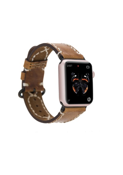 Apple Watch Uyumlu Deri Kordon 42-44-45mm Dıan V18 Diğer