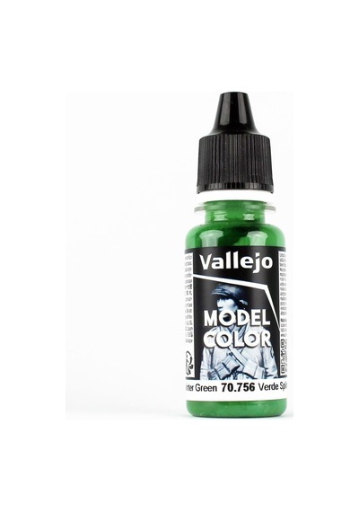 Vallejo 70756 18 Ml. 077 Splinter Green, Model Color Serisi Model Boyası-35395