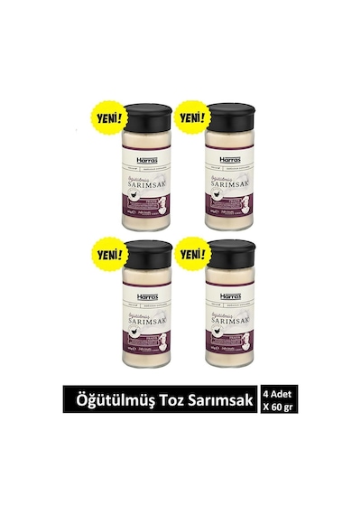 Öğütülmüş Sarımsak 60 Gr X 4 Adet