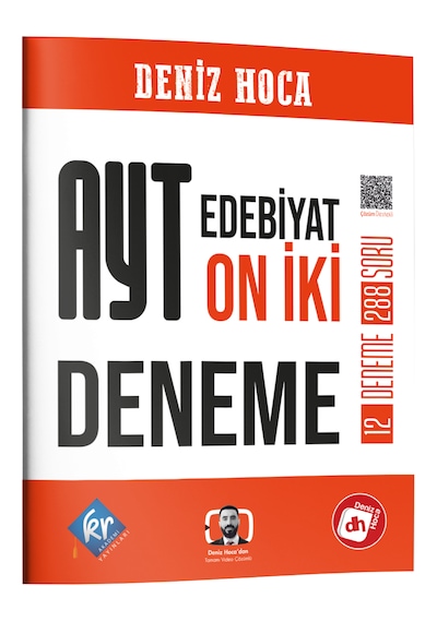 Deniz Hoca Ayt Edebiyat 12 Deneme Kr Akademi Yayınları