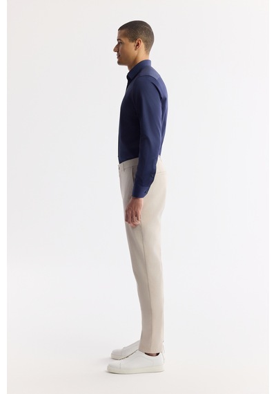 Avva Erkek Bej Klasik Bel Pamuklu Slim Fit Chino Pantolon A51y3078