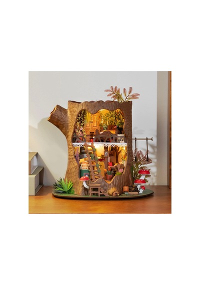 Masal Ağacı Led Işıklı Kendin Yap Minyatür Maket Seti Rolife Fairytale Tree House