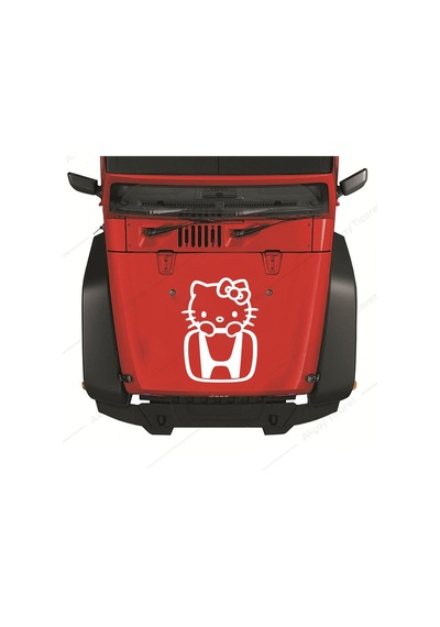 Honda Hello Kitty Sticker Honda Oto Sticker Araç Sticker