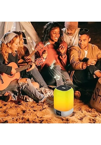 Cosmostech DY20 Mini Alarm - Saat - Uyku Modlu - RGB  - Bluetooth Hoparlör
