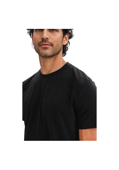 Ar-ma Erkek Regular Fit Pamuk Süprem Basic Bisiklet Yaka Tişört Y31344408002 Siyah M