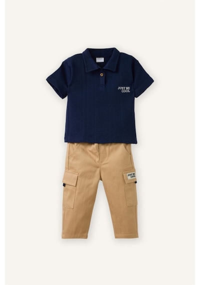 Defacto Erkek Bebek Gabardin 2li Takım G7145a526smnv135 Lacivert-nv135