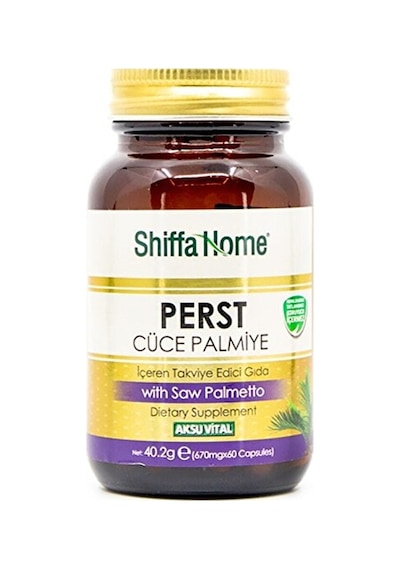 Perst Cüce Palmiye Saw Palmetto 670mg 60 Kapsül Aksu Vital