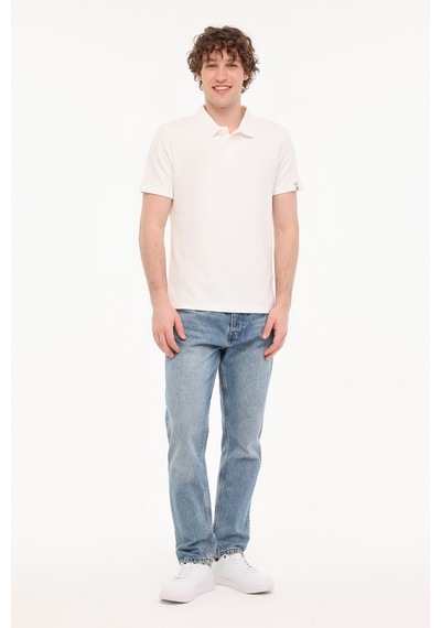 Lumberjack Ml Demre 12trv14 5fx Ekru Erkek Kısa Kol T-shirt Bej