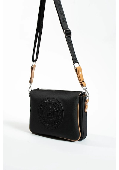 Just Polo Kadın Orijinal Yeni Sezon Lakos Omuz Çantası Shopper Ebat : 21 X 28 Cm Siyah - Camel