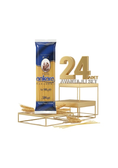 Ankara Spaghetti Makarna 24x500 Gr