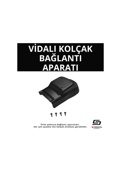 S-dizayn Opel Corsa D Abs Vidalı Kol Dayama Kolçak Alt Adaptör 2006-2013 A+kalite