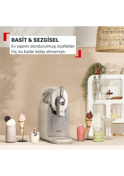 Tefal Freezi 16 sı 1 Arada 200 W Dondurma Ve Donmuş İçecek Makinesi