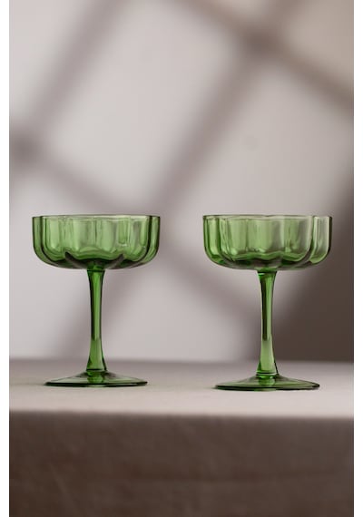 Rakle Botanical 2'li Cup Dondurmalık Seti Yeşil 210 Cc Renkli