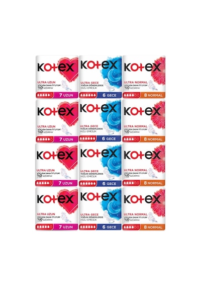 Ultra Hijyenik Ped Gece Normal Uzun X 12 Paket
