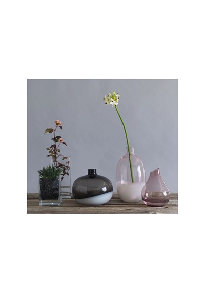 Sannolık Cam Vazo , Pembe, 17 Cm Pembe - 910164576 Pembe