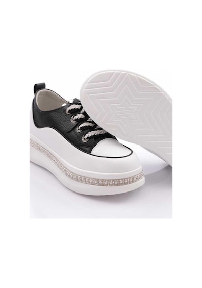 Guja 24k308-1 Taş Sargılı Kalın Taban Kadın Sneaker Ayakkabı 001