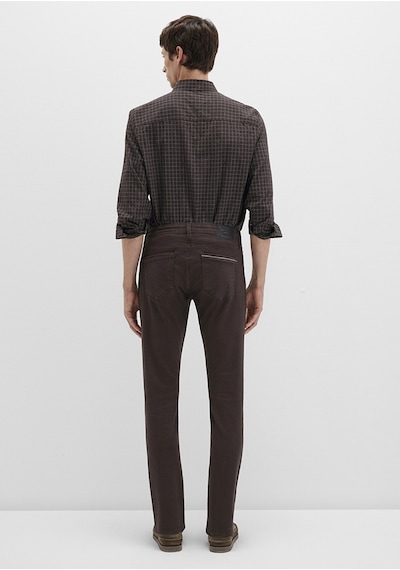Mavi - Jake Mavi Black Koyu Kahverengi Gabardin Pantolon 0042290686 Kahverengi