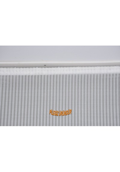 Makarna Kdk Model Krem Renk Pilesiz Tek Kanat Fon Perde 300 260 Cm