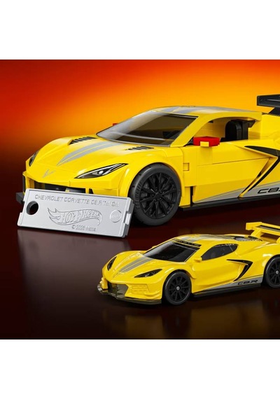 Mattel Brick Shop Hot Wheels 20 Corvette C8.r Yapım Seti 261 Par