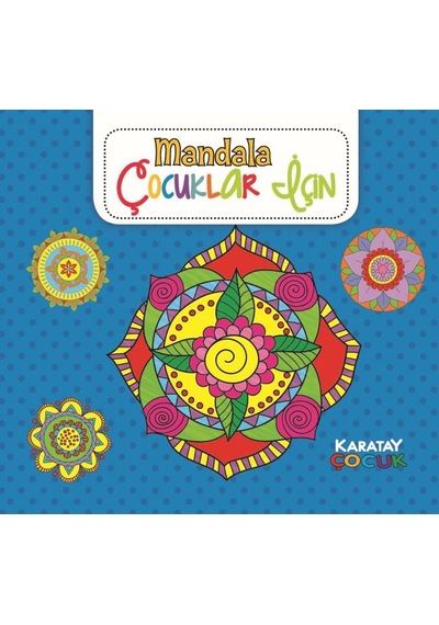 Mandala Çocuklar İçin - Mavi - Qhdh-876580