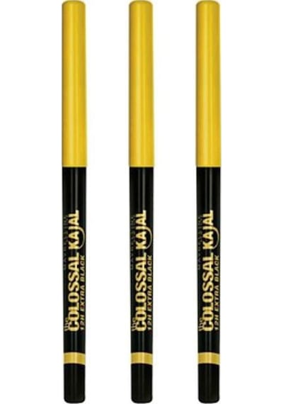 Maybelline New York Göz Kalemi Kajal Blister Extra Siyah X3