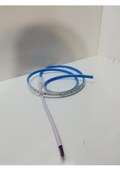 Şerit Led 220 Volt Trafosuz Yapışkanlı Dış Mekan Amber Işık Fiş + 1 Metre Ct-4477 1 Metre