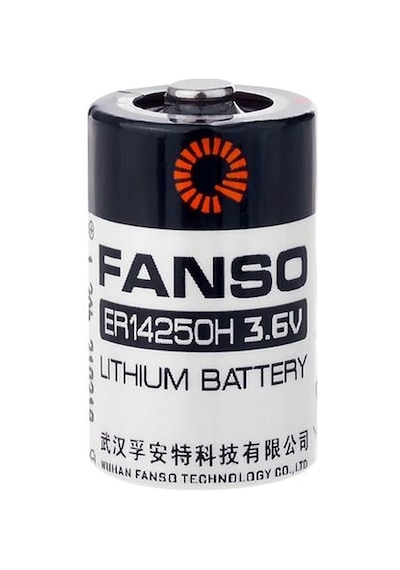 Fanso Er14250h - 1/2aa Size - 3.6v 1200 Mah Şarjsız Li-socl2 Lithium Pil