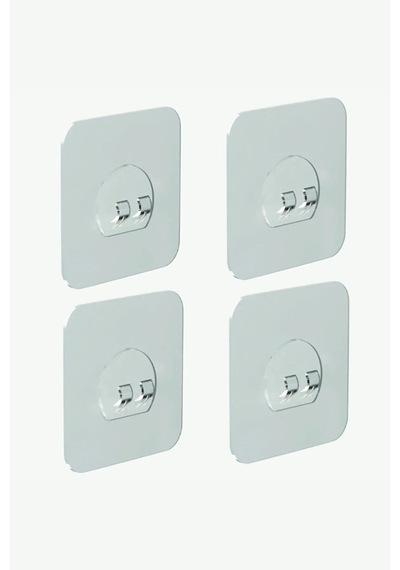 Karteya Yedek 4 Adet Süper Güçlü Yapışkanlı Sticker Sihirli Yapışkan Şeffaf