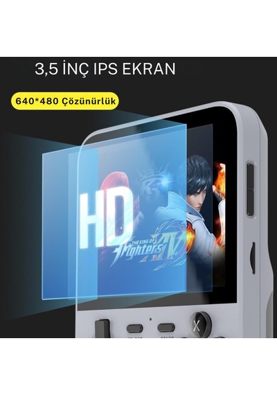Cosmostech D007 Plus Android Taşınabilir Retro El Atarisi 10.000+ Oyun Altın