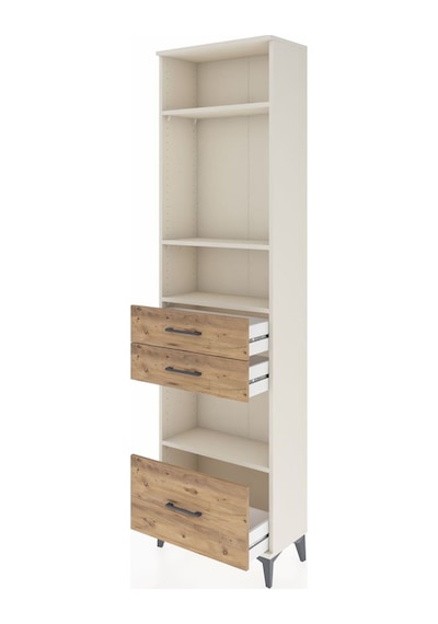 Arges Dolap 4 Raflı 3 Çekmeceli 60x30x221 Aytaşı-çam Aytaşı