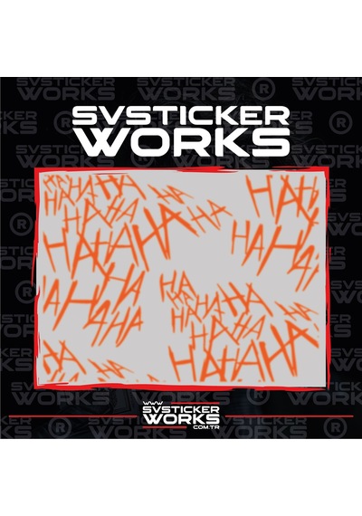Haha Sticker Motor Araba Dekorasyon Sticker Evrensel 50 Adet 1 Paket 00638682