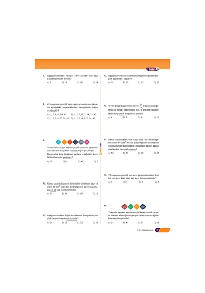 2025 8. Sınıf Bal Matematik Soru Bankası Yusuf Karakoyun