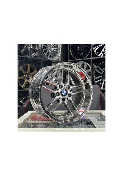 18 İnç 5x120 Bmw E34 E39 Ön:8,5 Arka:10 M Parallel Krom Jant Modeli 4adet