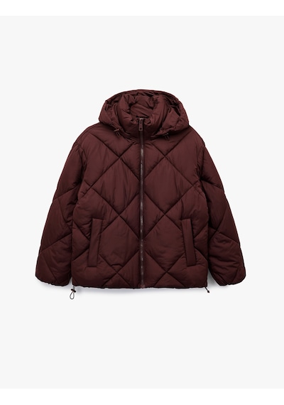 Koton Polar Cep Detaylı Uzun Kollu Fermuarlı Su İtici Kapşonlu Kapitone Mont Bordo 6wak20011ew Bordo Koton Polar Cep Detaylı Uzun Kollu Fermuarlı Su İtici Kapşonlu Kapitone Mont Bordo 6wak20011ew Bordo